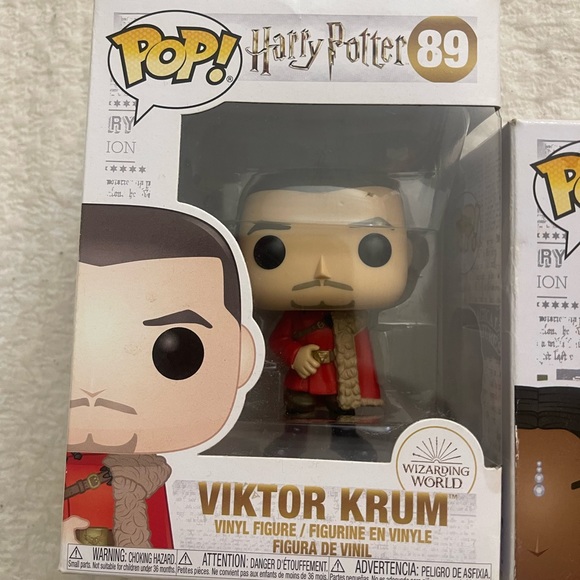 Harry Potter Yule Ball Funko Pops, Padma Patil, Victor Krum and Cedric Diggory - Picture 7 of 7
